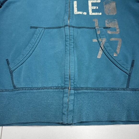 American Eagle Outfitters Hoodie Sweatshirt Womens Large 22.5x27 Prepcore - Picture 5 of 13